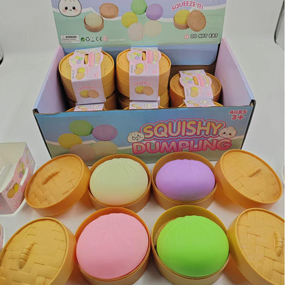 TPR Squishy Steamed Stuffed Bun Sensory Toy  9