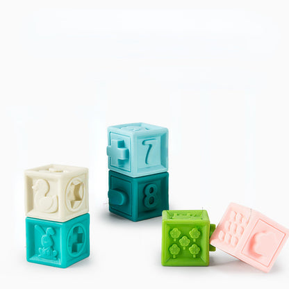 Plastic Building Blocks Early Education Toy for Babies 0-1 Year Old 4