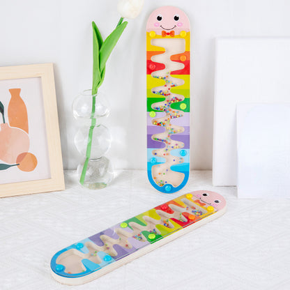 Wooden Rain Sound Board Montessori Toys Educational Toy 2