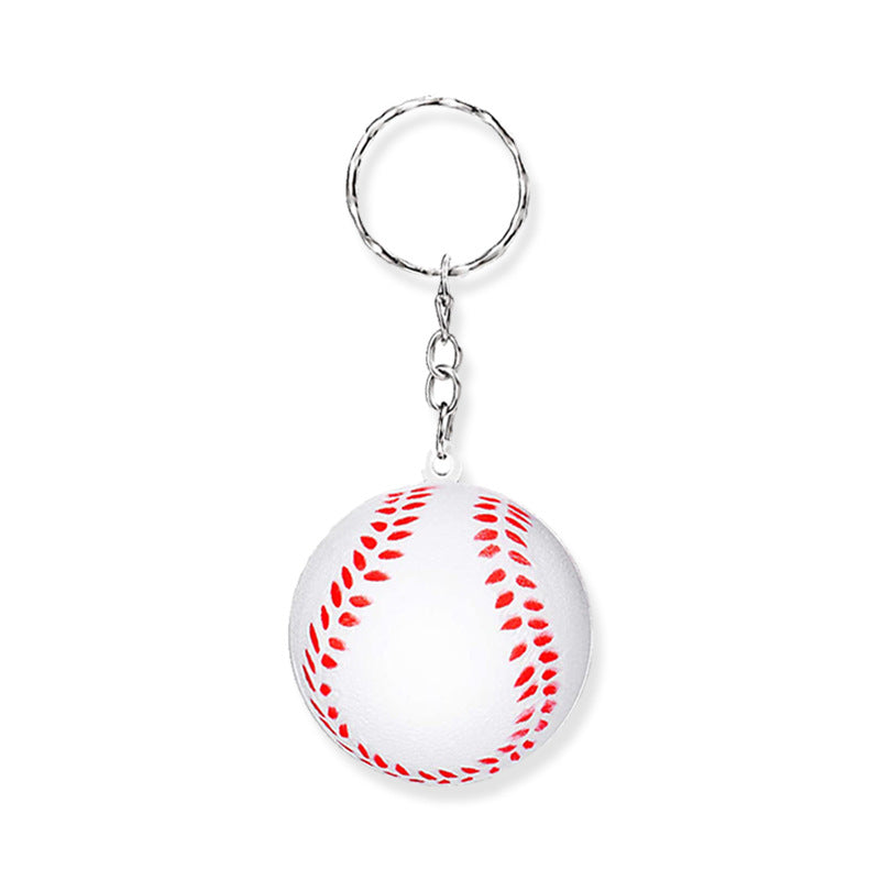 PU Squishy Sports Ball Keychain Sensory Stress Toy 4cm 9