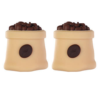 20Pcs Silicone 3D Focal Beads Coffee Cup with Coffee Bean Detail 14