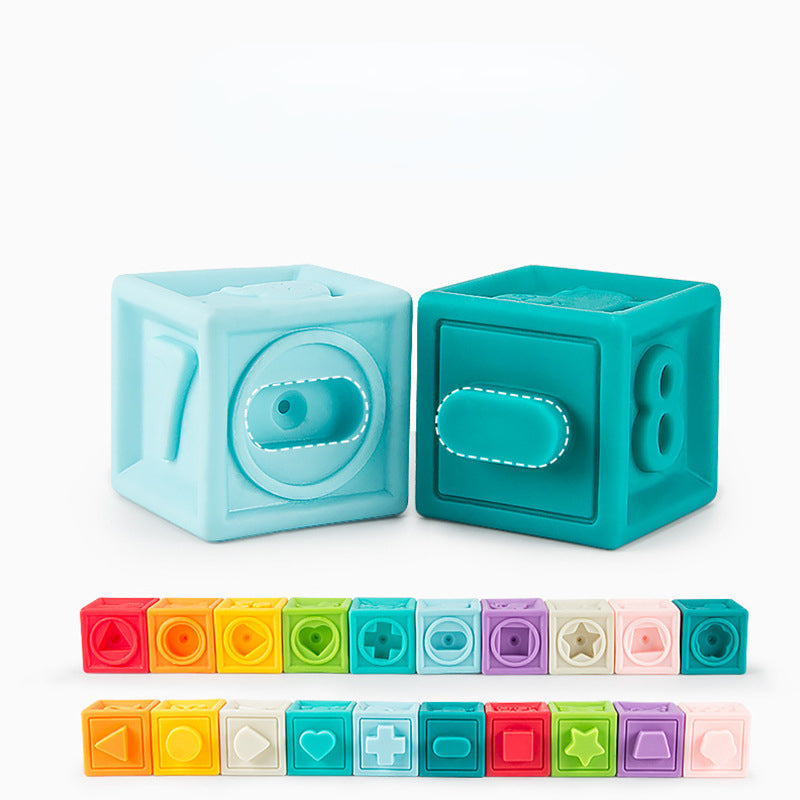Plastic Building Blocks Early Education Toy for Babies 0-1 Year Old 2