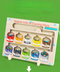 Wooden Montessori Toys Magnetic Counting Color Classification for Kids 5