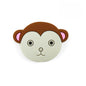 Silicone Focal Beads Cartoon Monkey Face Rounded Shape 8
