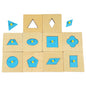 Wooden Montessori Toys Geometric Shape Sorting for Toddlers