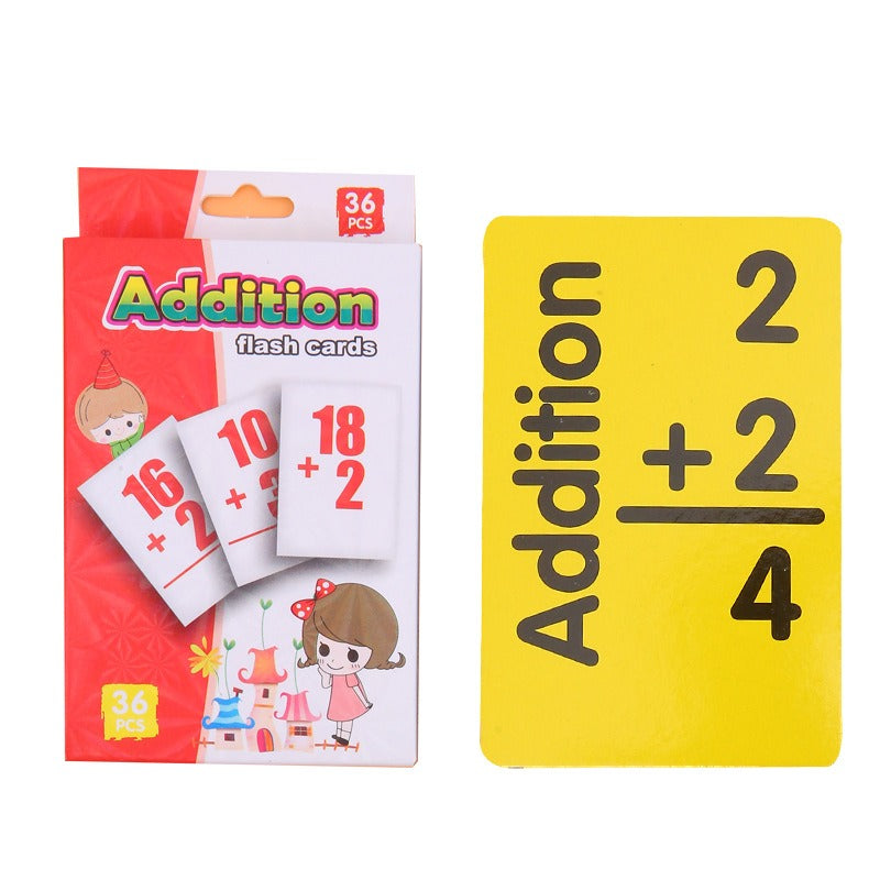 Educational Paper Flash Cards Early Development Mathematics Learning Toy 6