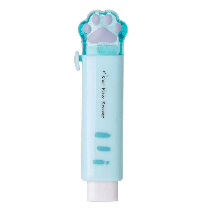 Cat Claw Push-Pull Novelty Eraser Plastic Stationery Toy 2