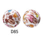 50pcs 15mm Disney Silicone Beads Printed Design 9