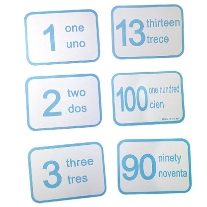 Animal Spanish Alphabet Learning Educational Toy Flash Cards 5