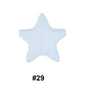 45mm Star Silicone Beads 50pcs