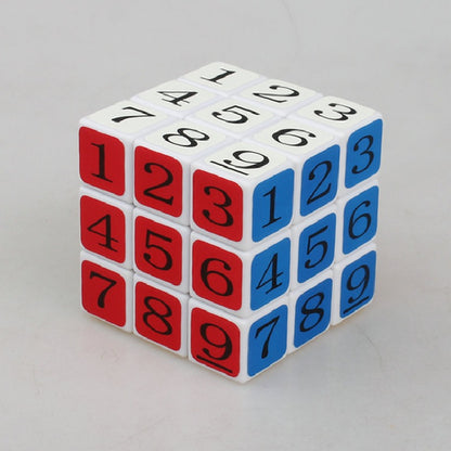 Plastic Number Puzzle Fidget Cube Rubik's Cube 57mm 6