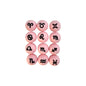 1 Set Silicone Focal Beads Twelve Constellation Symbol 15mm Round Shape 5