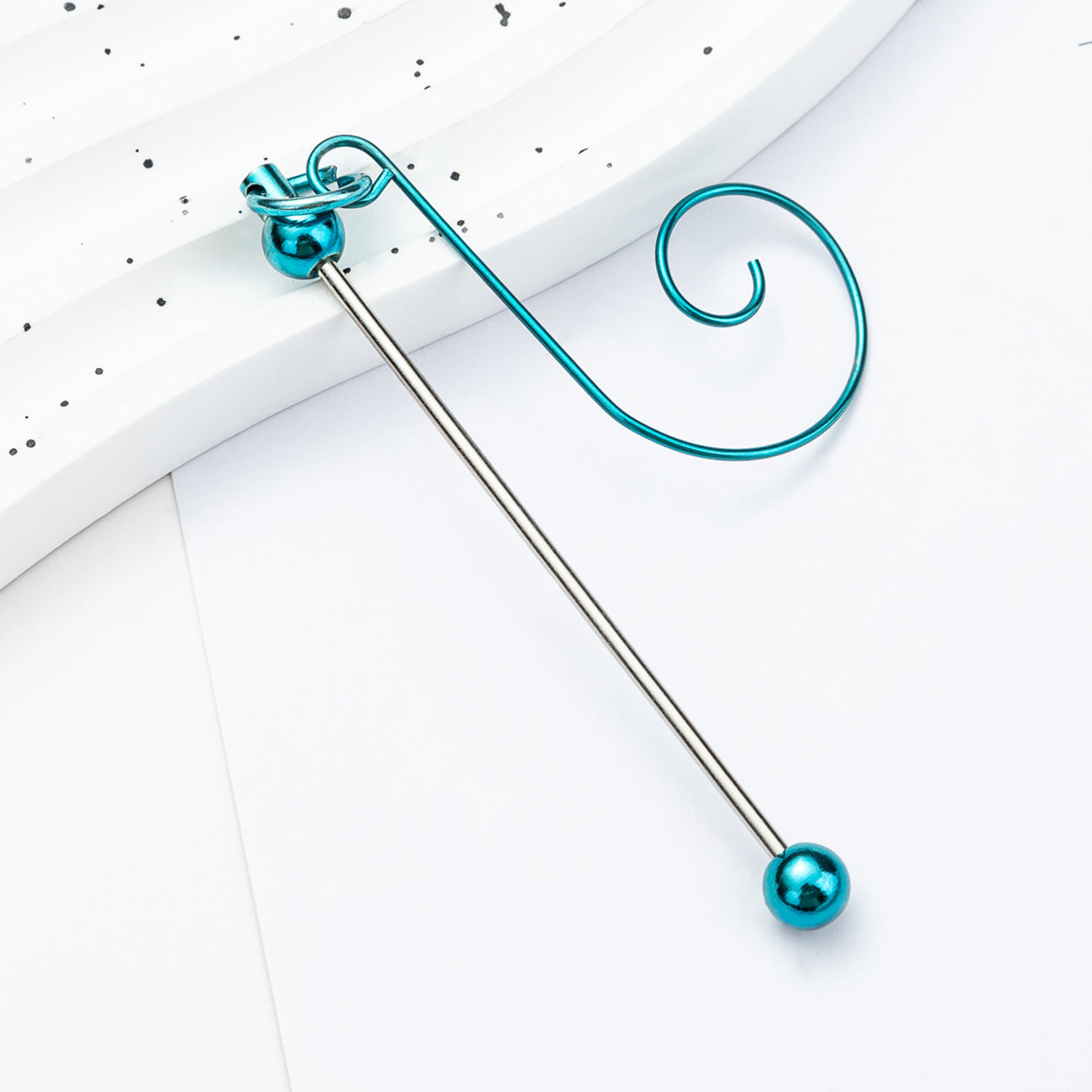 Beadable Hook Christmas DIY Decorative Supplies Metal Craft Gift 12
