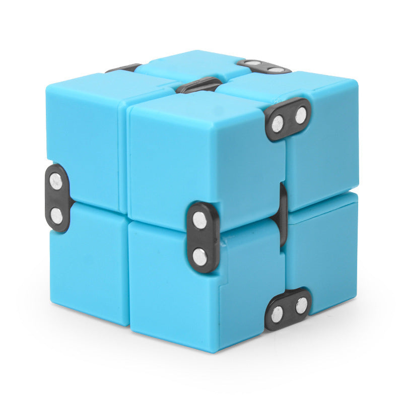 Plastic Infinity Cube Fidget Toy for Kids and Adults 8x4x2cm 6
