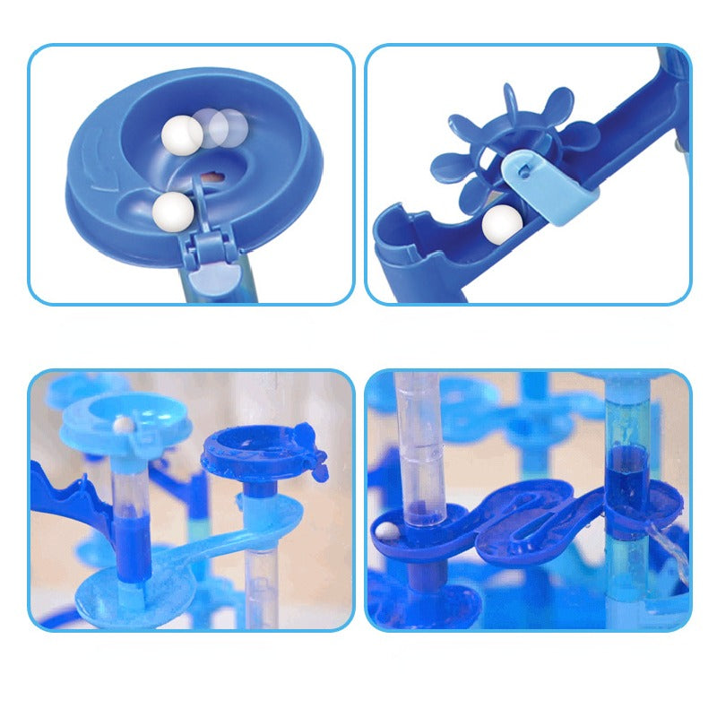 Plastic Marble Run Water Playing Educational Toy 16.5cm 3