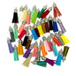 100pcs Leather Keychain Tassels Bulk for Crafts Acrylic Blanks Charms 4