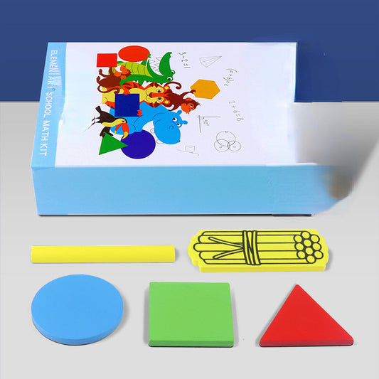 Wooden Magnetic Geometric Arithmetic Montessori Toys Educational Kit