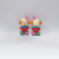 20pcs Silicone 3D Focal Beads Clown Character with Colorful Shoes