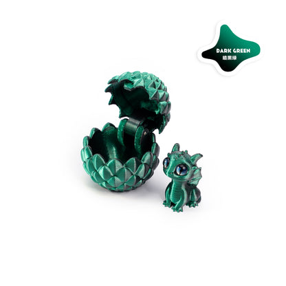 3D Printed Openable Dragon Egg Set Cute Pet Dragon Ornament Gift