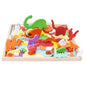 Wooden 3D Animal Puzzle Educational Toy for Kids
