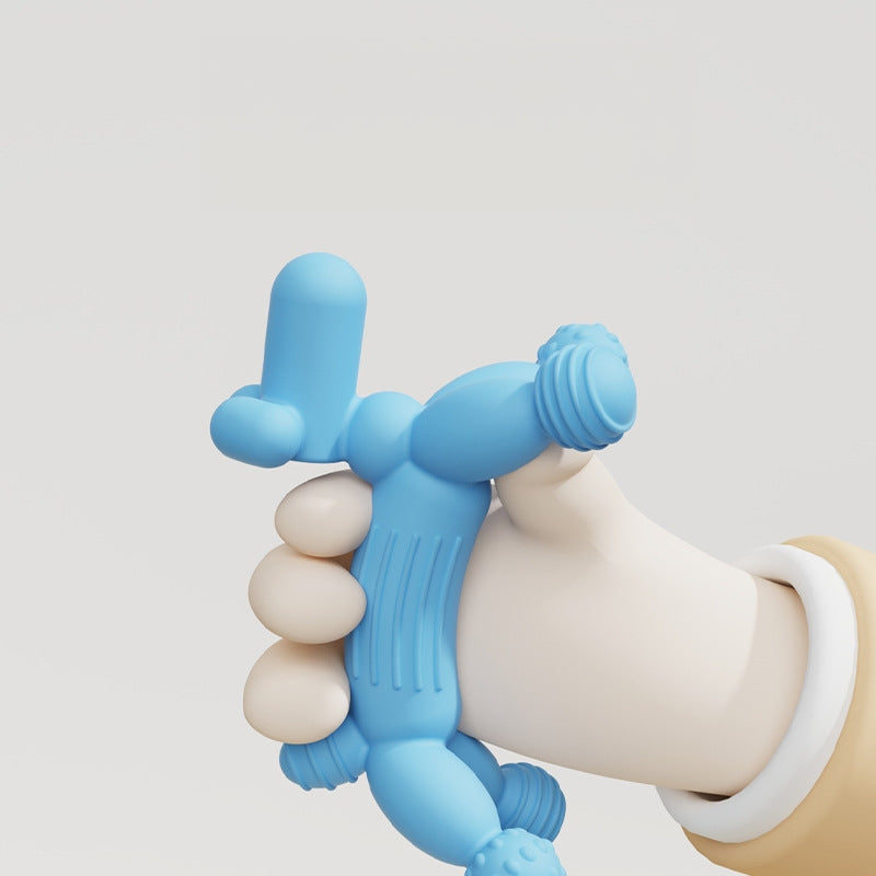 Silicone Baby Teething Toy Balloon Dog Shape for Infant 2
