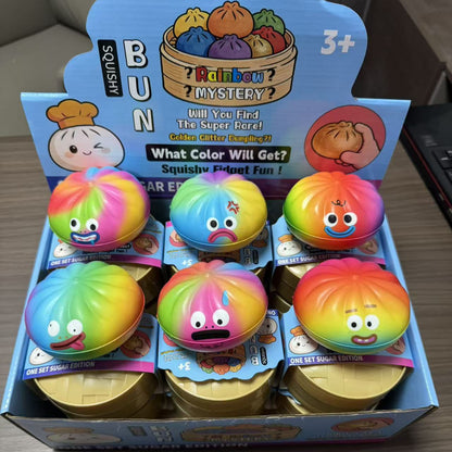 PU Cartoon Character Dumpling Squishy Sensory Stress Toy 9cm 7