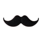 20Pcs Silicone Focal Beads Black Brown Beard Shape 17