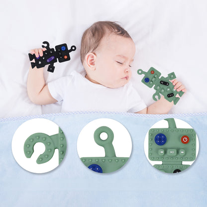 Robot Silicone Teething Toy Baby Teether for Infants 2