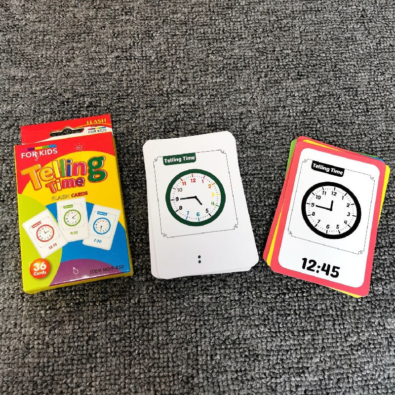 Educational Paper Flash Cards Infant Early Learning Toy 6