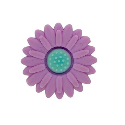 20Pcs Silicone Focal Beads Daisy Sunflower Front Facing Design 40