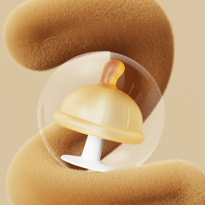 Silicone Mushroom Baby Teething Toy Soothing Chew Toy 3