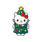 20pcs Silicone Focal Beads Christmas Tree House Kitty Santa and Snowman 6