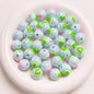 5pcs 16mm Cartoon Round Acrylic Beads Hand-Painted for Jewelry Making 6