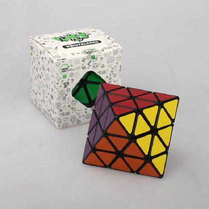 Plastic Fidget Cube Diamond Face Turning Puzzle 7.4cm 5