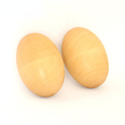Wooden Egg Shaker Musical Instrument Early Childhood Education Toy 5
