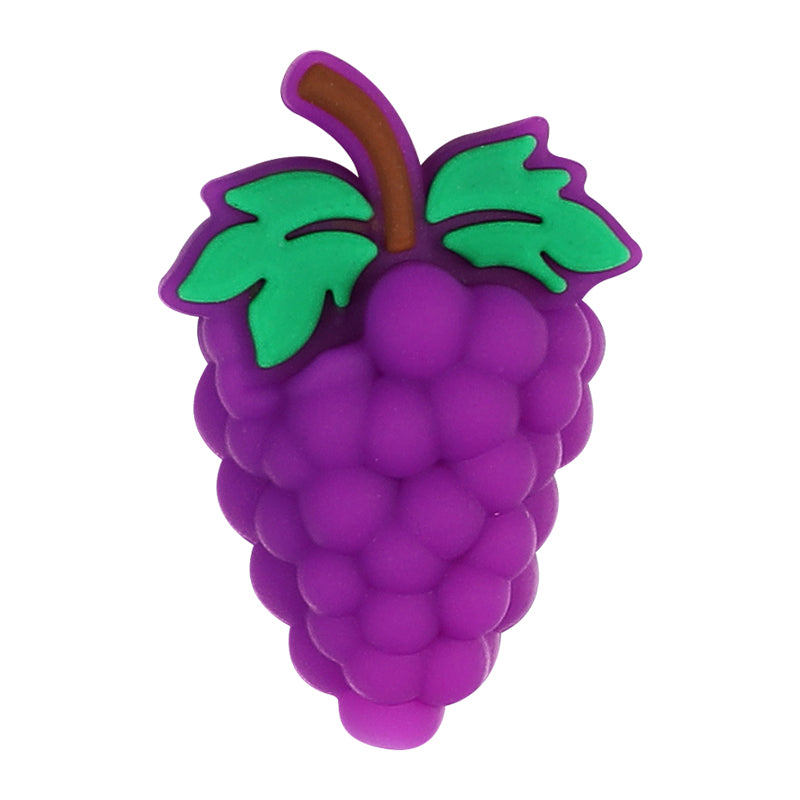 20Pcs Silicone 3D Focal Beads Fruity Aroma Mixed Fruit Shapes 16