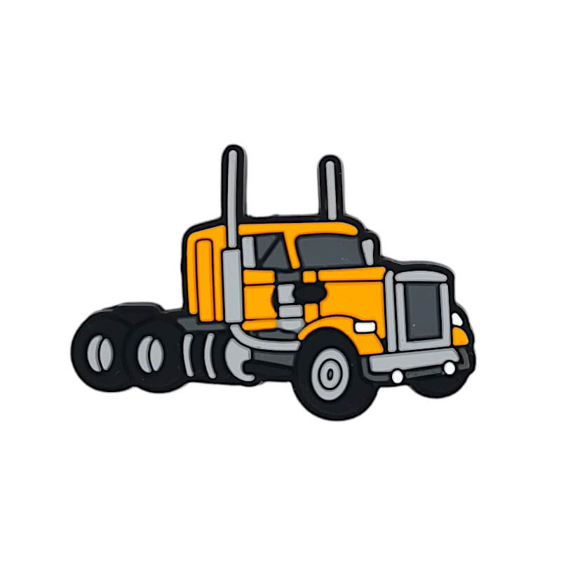 Four Color Silicone Focal Beads Light Truck Side Profile 2