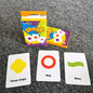 Educational Paper Flash Cards Infant Early Learning Toy 4