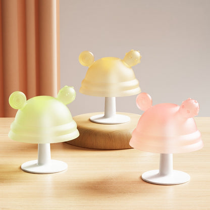 Silicone Mushroom Shaped Baby Teether Toy 82x72mm