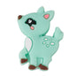 10pcs Silicone Focal Beads Deer Cartoon Cute Side Profile 5