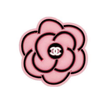 20pcs Silicone Focal Beads Peony Flower with Logo Center