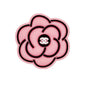 20pcs Silicone Focal Beads Peony Flower with Logo Center