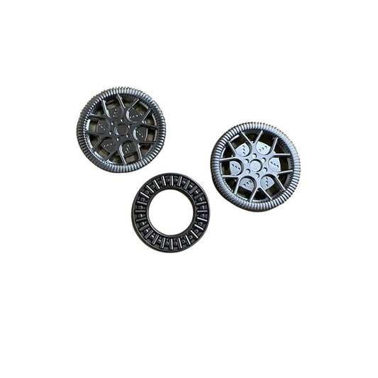 Zinc Alloy EDC Haptic Coin Metal Fidget Slider Toy 40mm Diameter