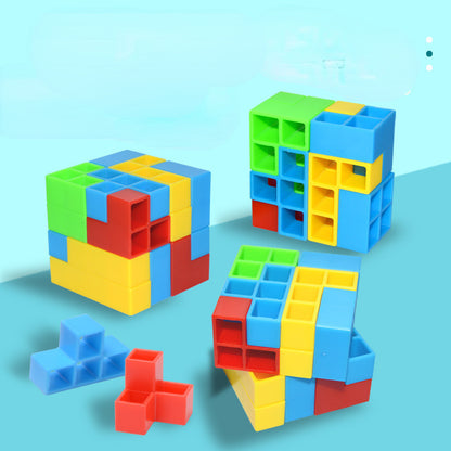 Plastic Building Blocks Tetris Style Educational Toy 2