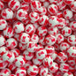 50pcs 15mm Red Nezha Print Silicone Beads Character Print