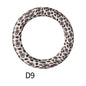 65mm Printed Silicone Beads Ring Shape Printed Design 15