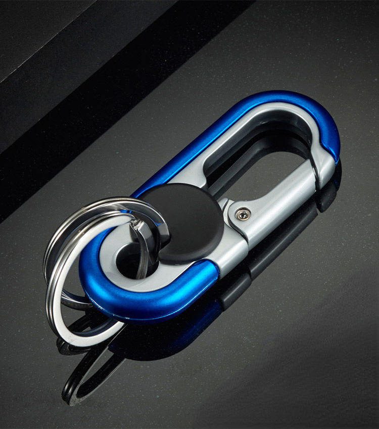 Zinc Alloy Metal Carabiner Keychain Durable Car Key Holder 7