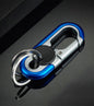 Zinc Alloy Metal Carabiner Keychain Durable Car Key Holder 7