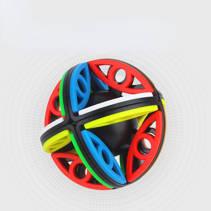 Plastic Magic Eye Hollow Rubik's Cube Fidget Cube 7.5cm 3