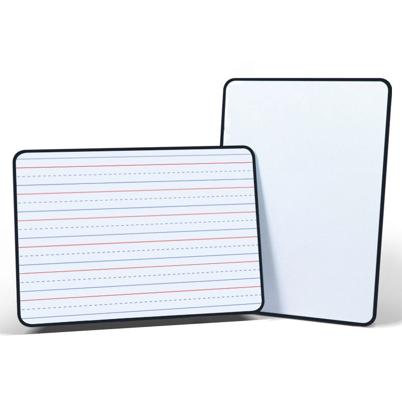 Double Sided Magnetic Metal Dry Erase Board Educational Toy 29cm